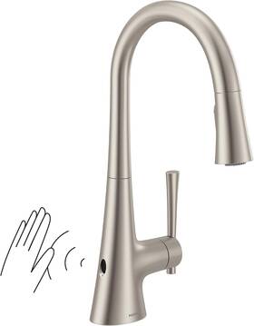 9126ewsrs Moen Kurv Touchless Pull-down Kitchen Faucet - Stainless 634 Read