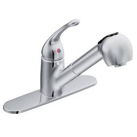 Ca40519 Moen Cleveland Cfg Capstone Chrome Pullout Kitchen Faucet With Sprayer