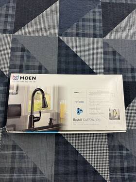 Ca87094brb Moen Bayhill Mediterranean Bronze 1-handle High Arc Pulldown Faucet