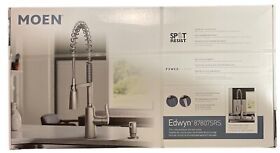 87807srs Moen Edwyn Stainless Spring Pulldown Kitchen Faucet Finish
