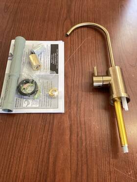 F7660bzg Moen Read Sip 1-handle Modern Cold Beverage Faucet Bronze Gold B181