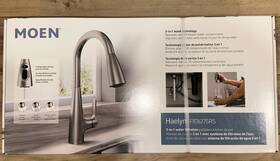 F87627srs Moen Haelyn Spot Resist Stainless 1-handle Filtered Faucet