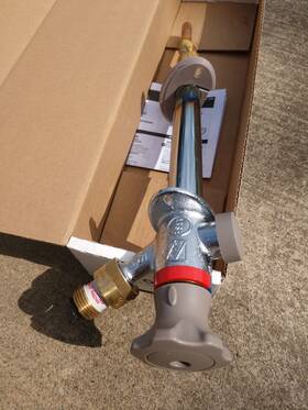 Hc200508 Moen 8 Inch Outdoor Frost Free Hot And Cold Sill Sillcock Faucet Brand New