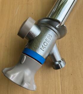 Hc400512 Moen Hc400508 12 Inch Outdoor Frost Free Hot And Cold Sill Faucet - Chrome New
