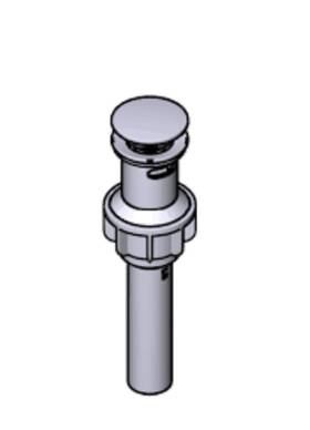 K-1274364-cp Moen Chrome Push Down Drain Service Kit Polished