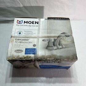 84600cbn Moen Lancaster Brushed Nickel Two-handle High Arc Bathroom Faucet New