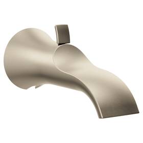 S3835bn Moen S3835 Nickel Doux Integrated Diverter Tub Spout