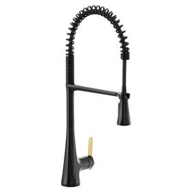 S5235bl Moen Sinema One Handle Pre-rinse Spring Pulldown Kitchen Faucet Power