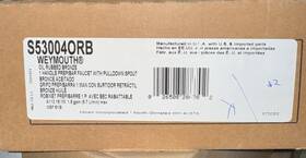 S53004orb Moen Weymouth Pulldown Kitchen Bar Faucet Oil-rubbed Bronze - New