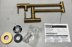 S665bg Moen Brushed Gold Wall-mounted 2-handle Pot Filler