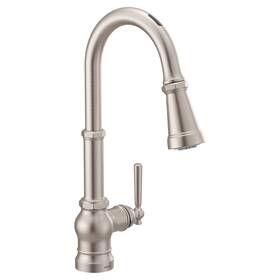 S72003ev2srs Moen S72003ev2 Paterson 1.5 Gpm 1 Hole Pull Down Smart Kitchen - Spot Resist