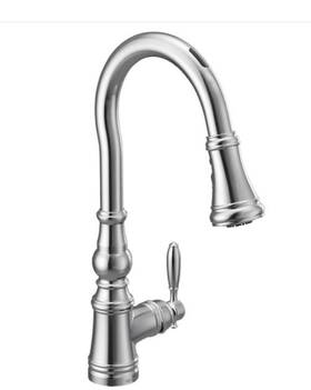 S73004evc Moen Weymouth Smart Pulldown Kitchen Faucet - Chrome