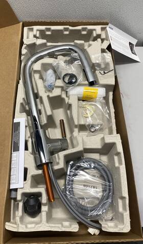 Moen S74001 Tenon Single Handle Deck-mount Pull-out Kitchen Faucet