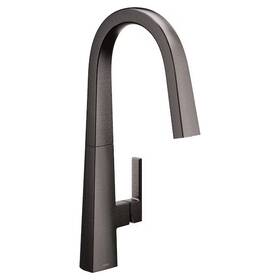 S75005bls Moen - Nio Pulldown Kitchen Faucet Black Stainless