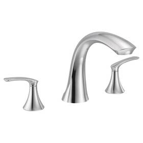 T523 Moen Seena Chrome Two Handle Roman Tub Faucet