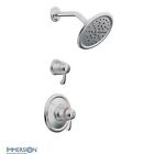 Ts3400 Moen Double Handle Exact Temp Thermostatic Shower Trim With Rain Head