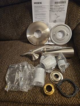 Ut2133nhbn Moen New Eva M-core 2 Series Tub &shower Trim Brushed Nickel