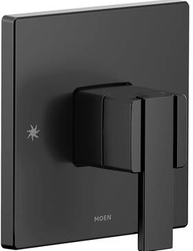 Uts3711bl Moen 90 Degree M Core 3s V/o Trim - Matte Black