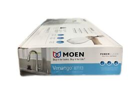 87113 Moen Venango Single-handle Kitchen Faucet With Reflex And Power Clean Chrome