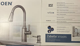 87126srs Moen Zabelle One Handle Kitchen Faucet
