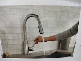 87272evsrs Moen Zyla Smart Faucet Voice Activated Touchless 1 Handle Stainless #87272evsrs