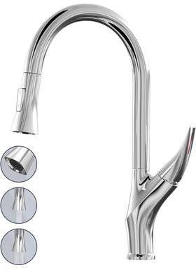 Kf0828 Moseebr Kitchen Faucet With Pull Down Sprayer Brass For Sink Bar