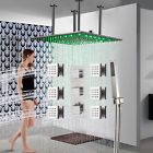 Mq3267xj Rozin Nickel Brushed Led Shower Faucet Combo Hand 743022110165