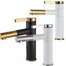 Mq3287xj Rozin Swivel Spout Waterfall Bathroom Faucet Pull Out Deck Mounted