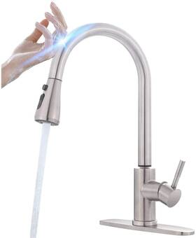 Mstjry 717018304760 Smart Touch Faucet For Kitchen Sink Faucets With Pull Down Sp