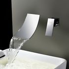Msw01 Kokols Wall Mount Waterfall Widespread Bathroom Faucet 702142169958