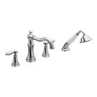 Mts21104 Moen Weymouth Roman Tub Faucet With Hand Shower