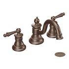 Mts418bn Moen Waterhill Two Handle Widespread Bathroom Sink Faucet