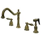 N-a Elements Of Design Heritage Double Handle Widespread Kitchen 663370039621