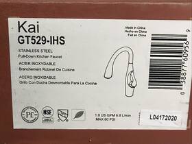 Gt529-ihs National Hardware Pfister Kai 1-handle Pull-down Kitchen Faucet Stainless Steel