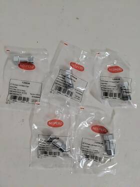 129943 Neoperl Lot Of 5pieces 3/8 Inch Pca Supply Line Adapters 0.5 Gpm