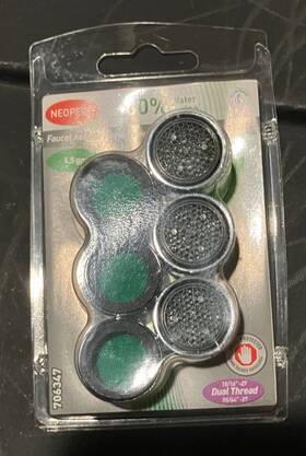 37.0098.98 Neoperl 1.5 Gpm Water-saving Faucet Aerators 6-pack