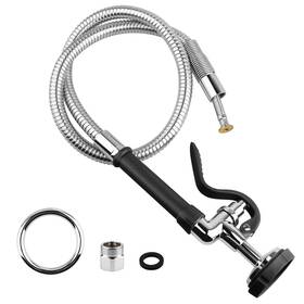 Netisr 729119781401 Commercial Sink Faucet Sprayer With 44 Inch Flexible Stainless Steel Hose