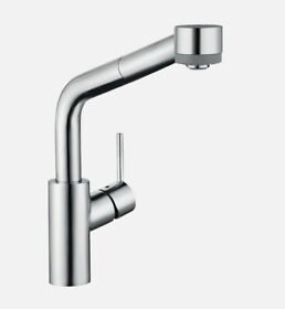 4247000 New Hansgrohe 13inch Talis S Series 2 Spray Semi Arc Hybrid Pull Out Kitchen Faucet