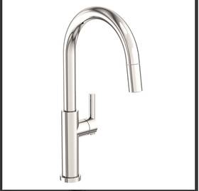 1500-5143 Newport Brass 15 East Linear 1.8 Gpm 1 Hole Pull Down -polished Nickel