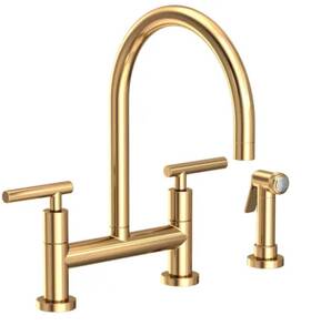 1500-5413 Newport Brass 1500-5413/03n East Linear Widespread Bridge Faucet Polished
