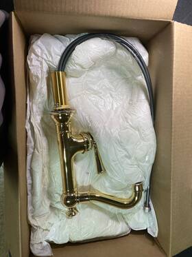 2470-5203 Newport Brass 2470-5203/03n Jacobean Bar Faucet - Polished Uncoated