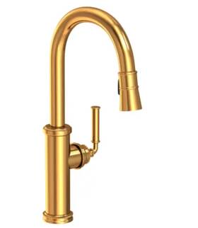 2940-5103 Newport Brass 2940-5103/034 Taft Pull Down Spray Kitchen Faucet Aged New