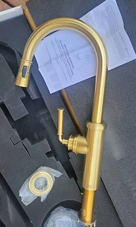2940510304  Newport Brass 2940-5103/04 Taft Pull-down Kitchen Faucet Satin Pvd