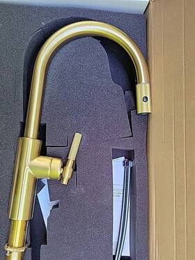 3290-5113 Newport Brass 3290-5113/10 Muncy Pull-down Kitchen Faucet - Satin Bronze Pvd