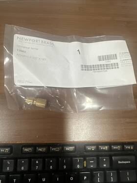 12062 Newport Brass 709180007600 Adapter 20t X 16t - Universal