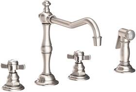 Newport Brass 760724025979 946 Fairfield Double Handle Widespread Kitchen Faucet Side Sp