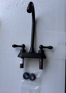 Newport Brass 808/vb Seaport Bar Prep Faucet Bronze Double Handle