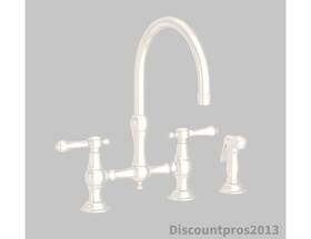 9459 Newport Brass 9459/24a Chesterfield Kitchen Bridge Faucet With Side Spray