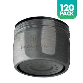 Niagara Conservation 744759725554 0.5 Gpm 0.94- Inch Dual-threaded Pressure-compensating Needle-spray Faucet Aerator
