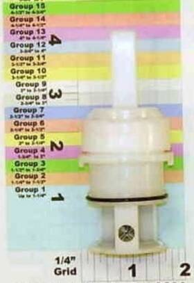 N1300-5-0 Nibco / Valterra Washerless Single Handle Faucet Cartridge
